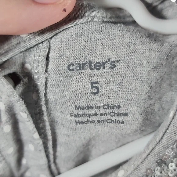 Carter's Girls Long Sleeve Dress Size 5 - Picture 3 of 4